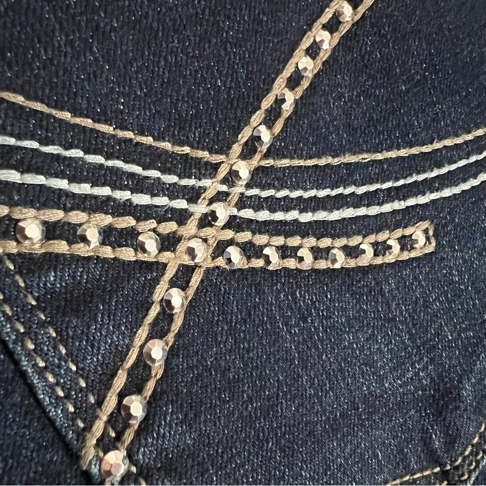 Chico's Deep Indigo So Slimming Boot Cut Jeans C204 - Picture 5 of 5